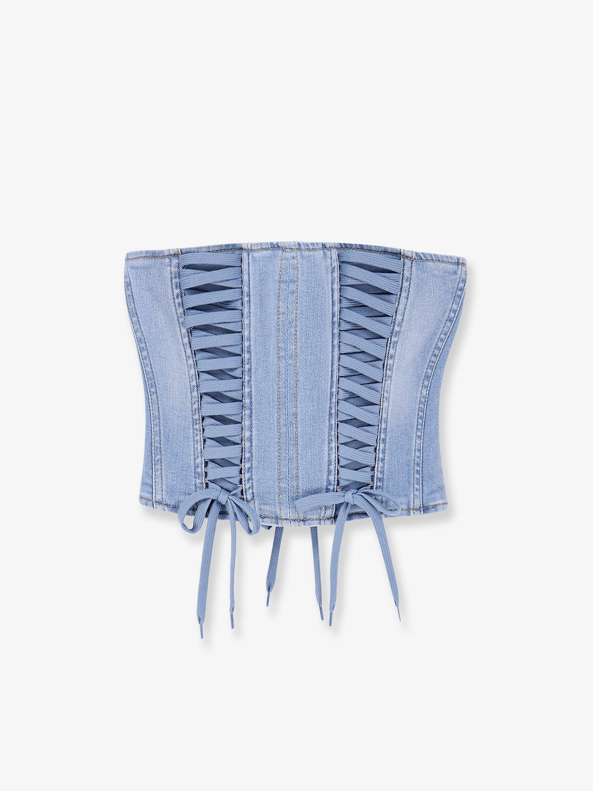Elisabetta Franchi Urban Denim Bustier