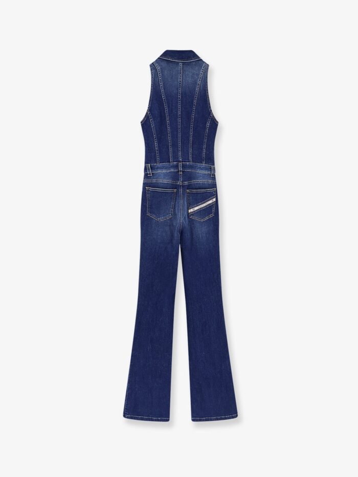 Elisabetta Franchi Urban Denim Jumpsuit