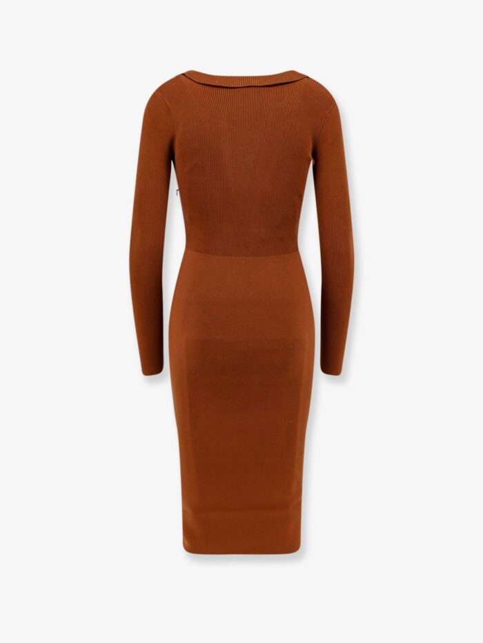Elisabetta Franchi Vestito Lungo In Misto Viscosa