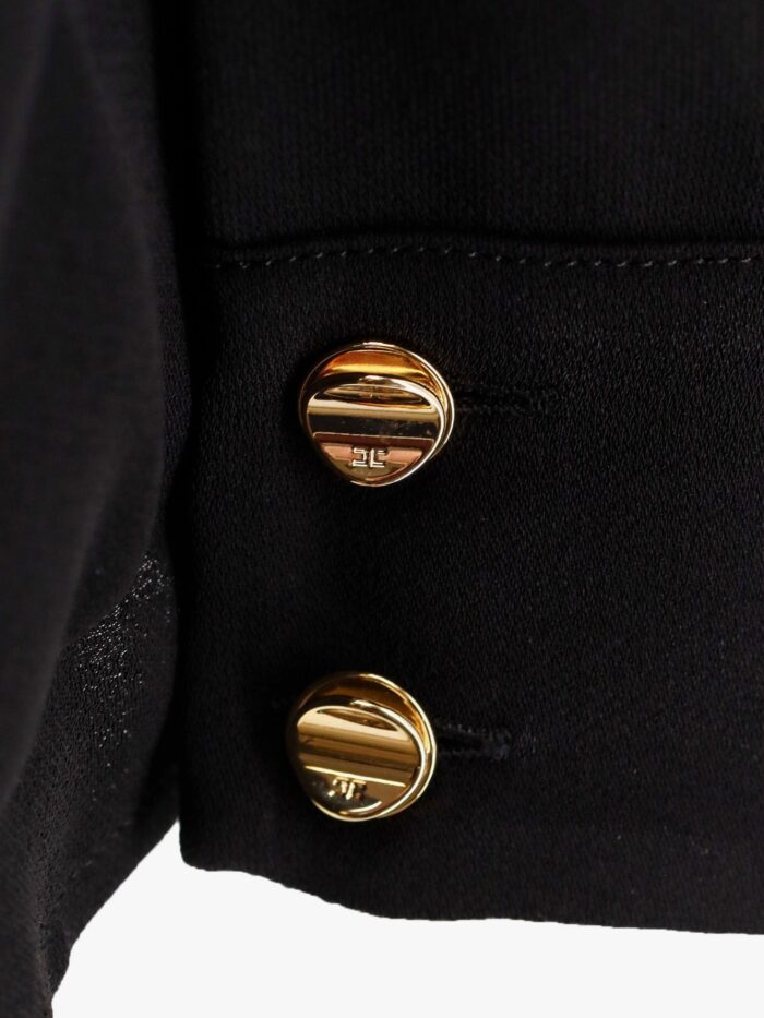 Elisabetta Franchi Viscose Shirt With Gold Metal Button