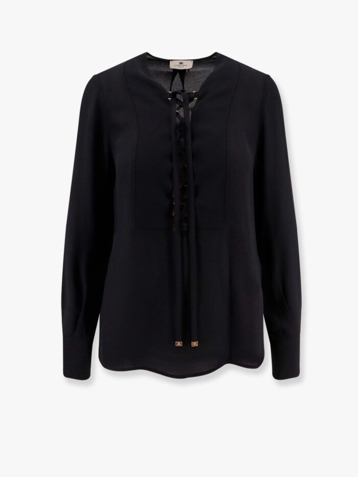 Elisabetta Franchi Viscose Shirt With Laces