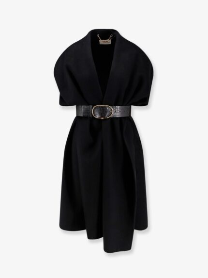 Elisabetta Franchi Wool Cape