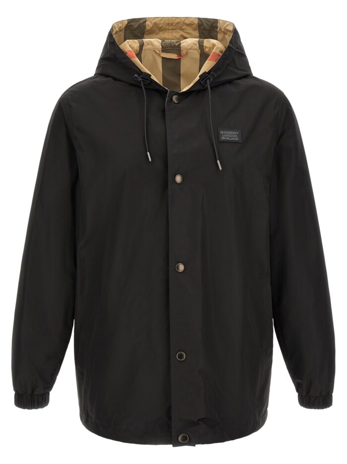 Burberry 'Elmhurst' Hooded Reversible Jacket