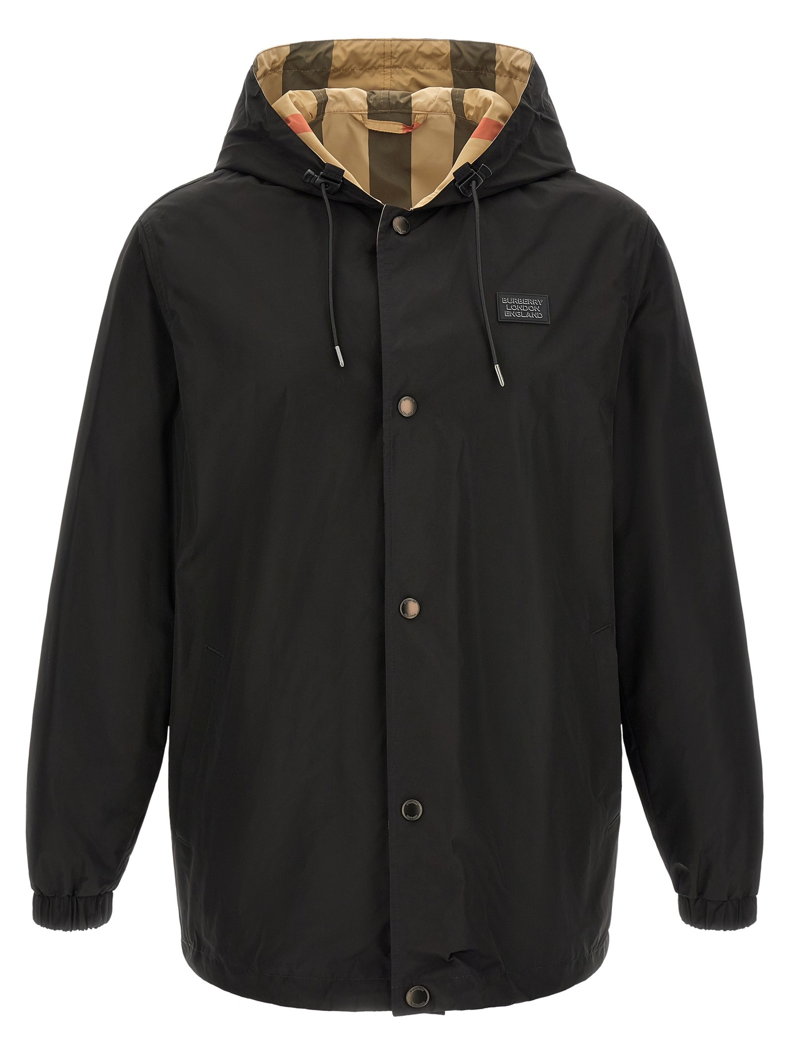 Burberry 'Elmhurst' Hooded Reversible Jacket