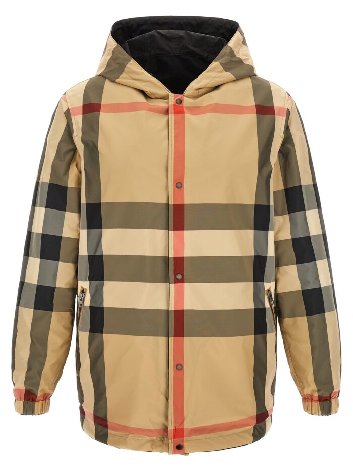Burberry 'Elmhurst' Hooded Reversible Jacket
