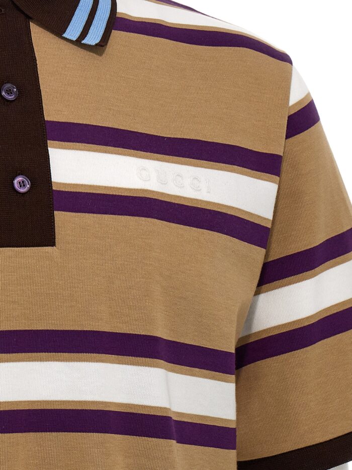 Gucci Embossed Logo Polo Shirt