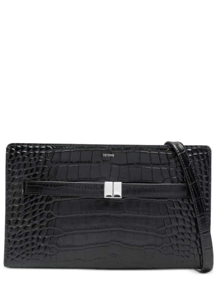 toteme embossed shoulder bag TOTEME EMBOSSED SHOULDER BAG