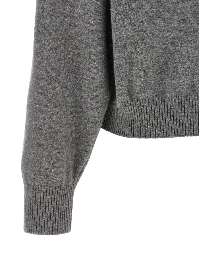 Alberta Ferretti Embroidered Flower Sweater