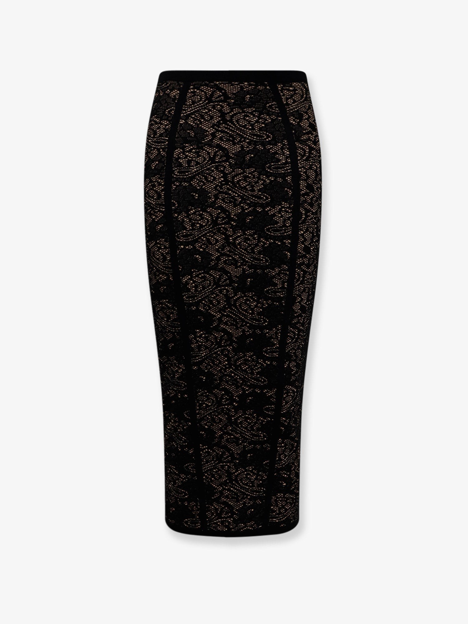 Elisabetta Franchi Embroidered Knitted Skirt