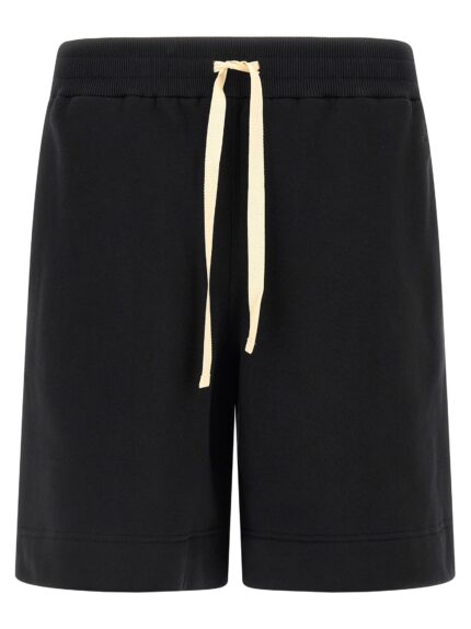 JIL SANDER Embroidered Logo Bermuda Shorts