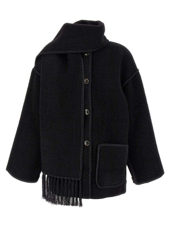 toteme 'embroidered scarf jacket harvest' coat TOTEME 'Embroidered Scarf Jacket Harvest' Coat