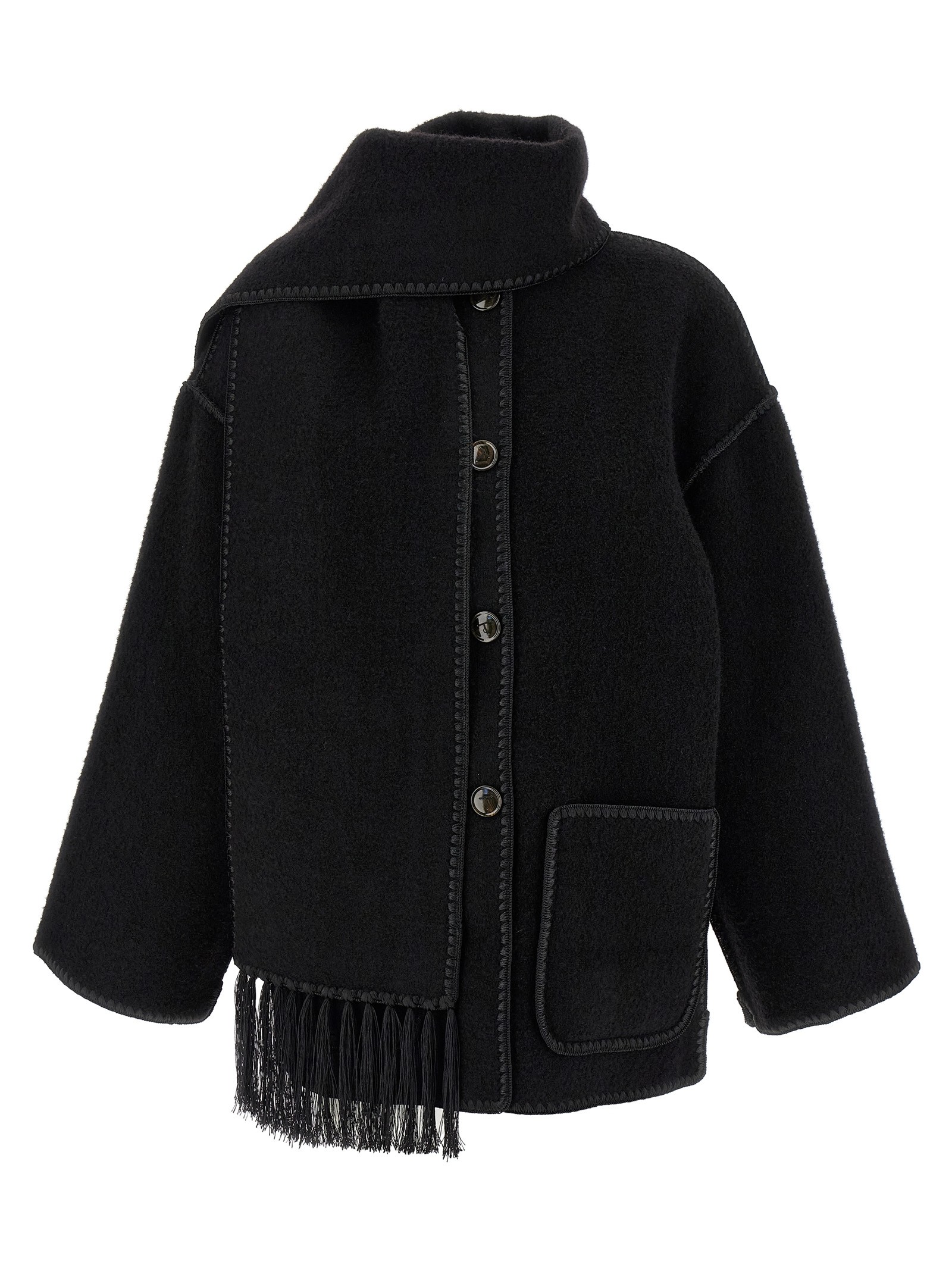 TOTEME 'Embroidered Scarf Jacket Harvest' Coat