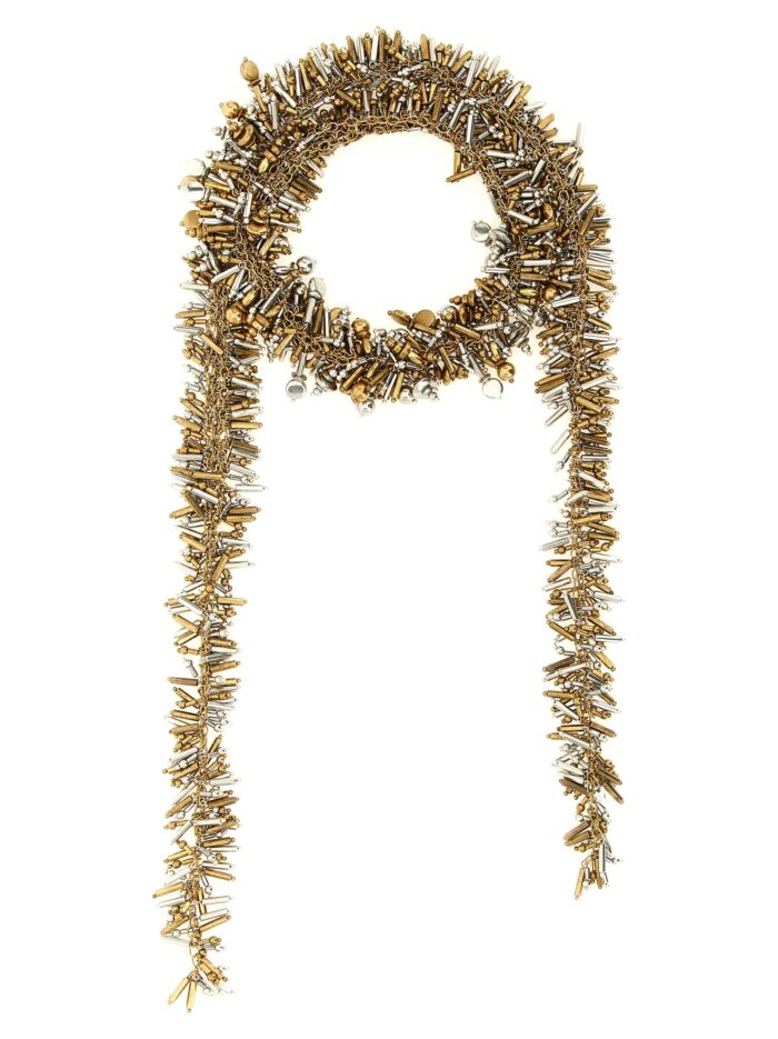 dries van noten 'embroidered scarf' necklace Dries Van Noten 'Embroidered Scarf' Necklace