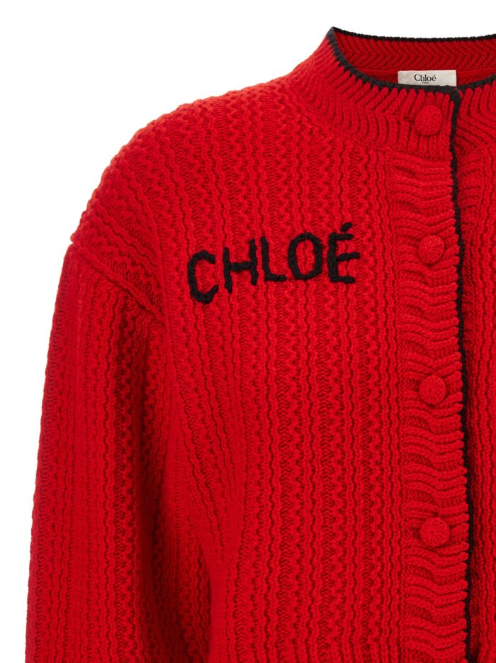 CHLOÉ Embroidery Cardigan