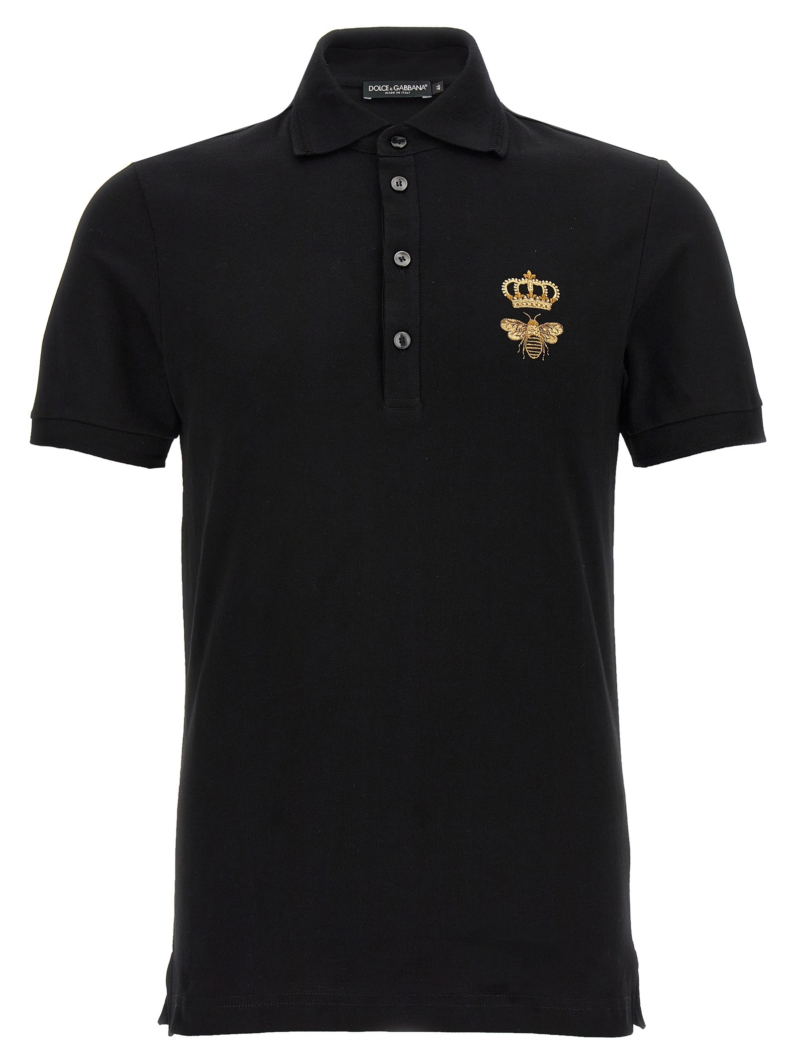 DOLCE&GABBANA Embroidery Piquet Polo