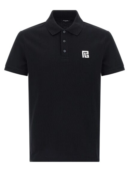 Balmain Embroidery Polo Shirt
