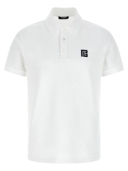 Balmain Embroidery Polo Shirt