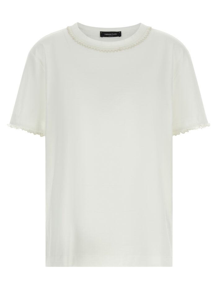 fabiana filippi embroidery t shirt Fabiana Filippi Embroidery T-shirt