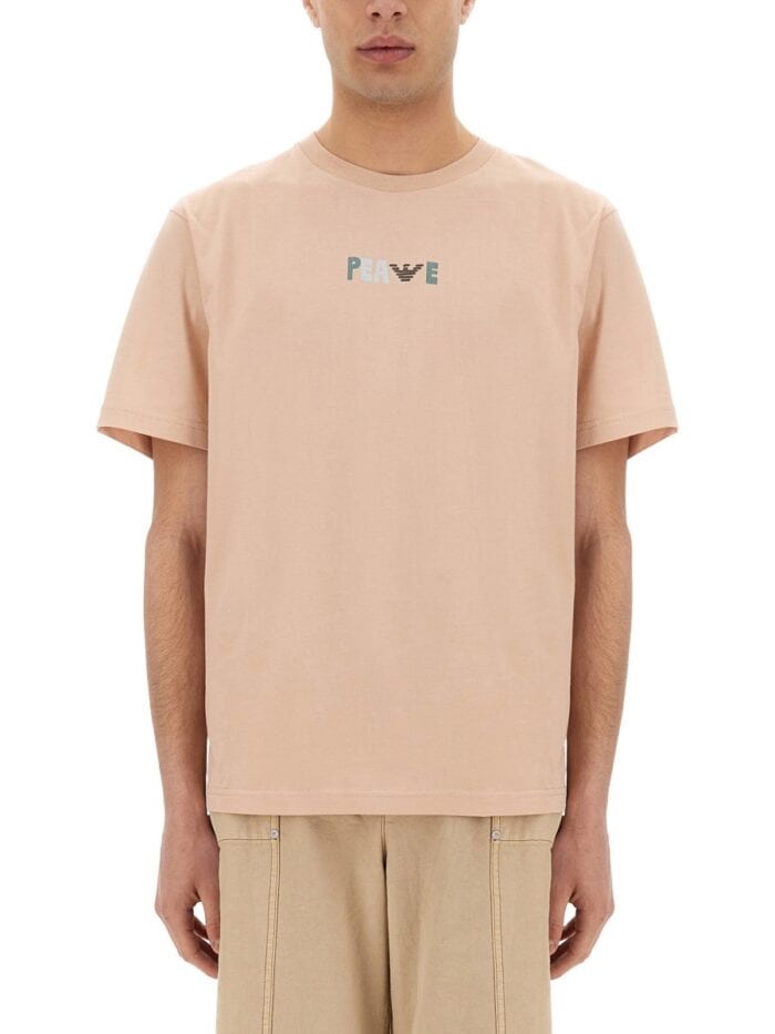 Emporio Armani T-SHIRT WITH MAXI PRINT CAPSULE PEACE ASV