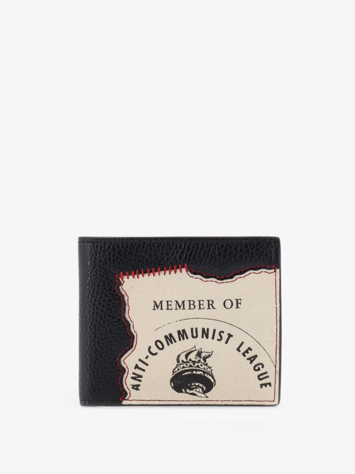 ENFANTS RICHES DEPRIMES Anti Communist League Leather Wallet
