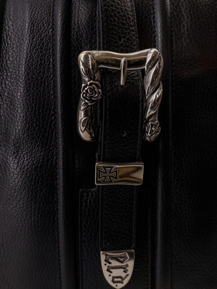 ENFANTS RICHES DEPRIMES Belt Strap Weekender Leather Travel Bag