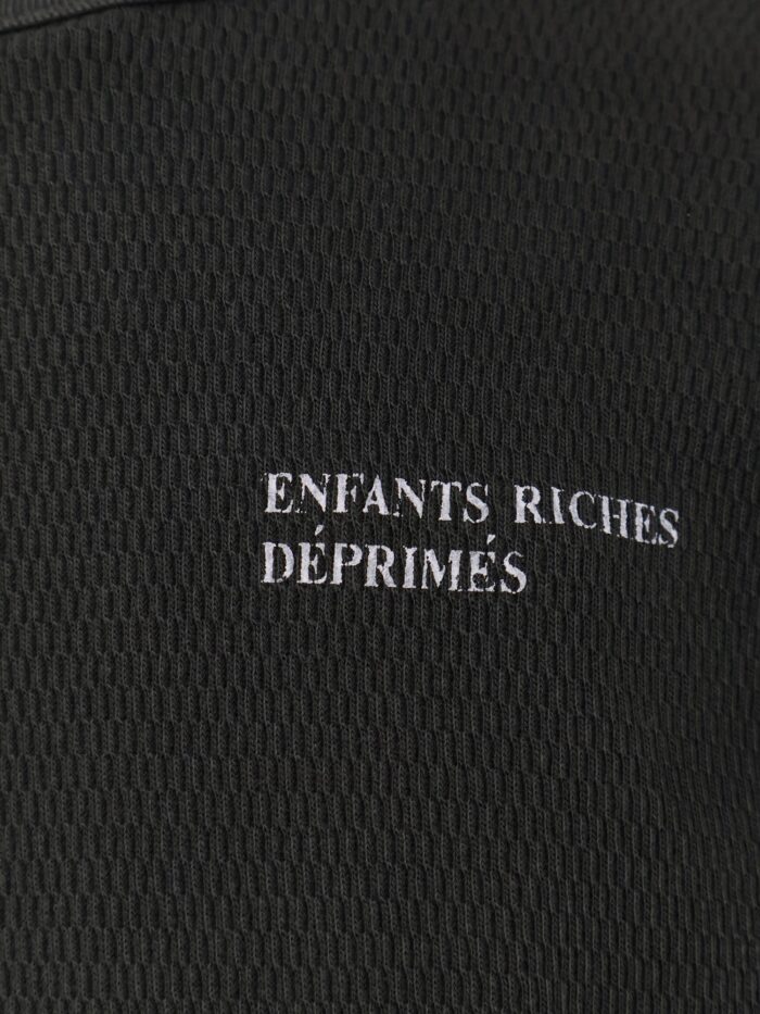 ENFANTS RICHES DEPRIMES Classic Logo Distressed Thermal LS T-shirt