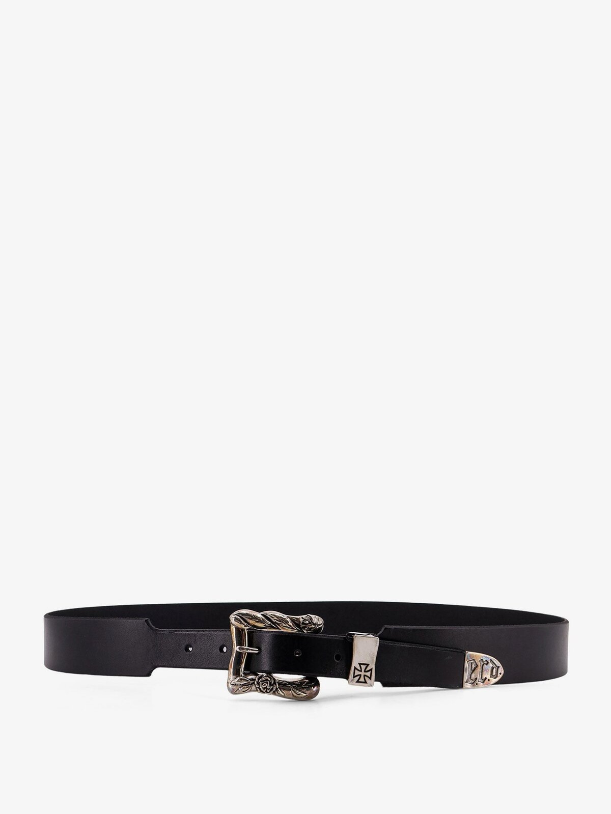 ENFANTS RICHES DEPRIMES Classic Rose Buckle Belt