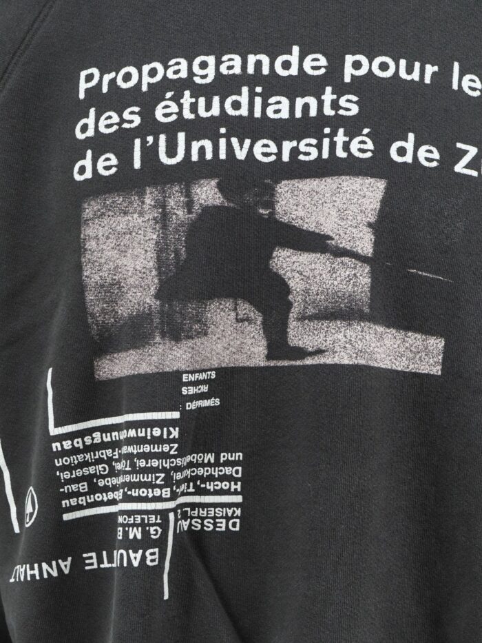 ENFANTS RICHES DEPRIMES Cotton Sweatshirt With L'Université De Zurich Print
