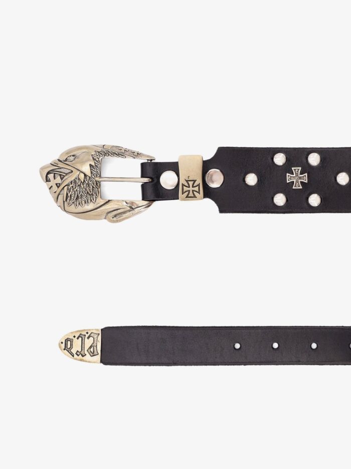 ENFANTS RICHES DEPRIMES Eagle Petit Iron Leather Belt