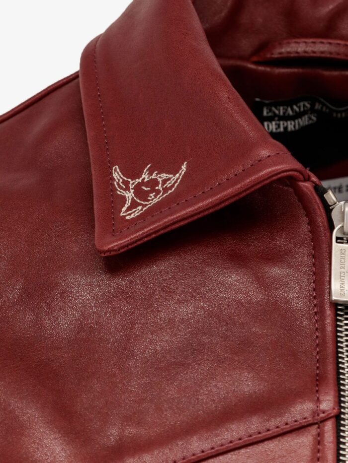 ENFANTS RICHES DEPRIMES Principe De L' Amour Leather Jacket