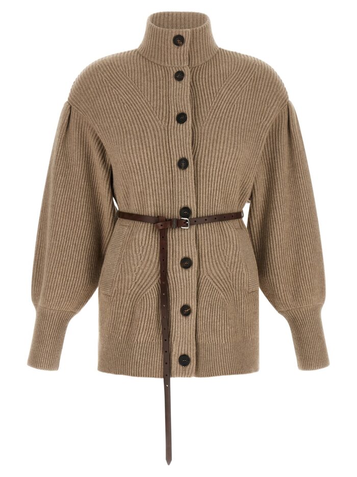 brunello cucinelli english half ribbed cardigan Brunello Cucinelli English Half-ribbed Cardigan