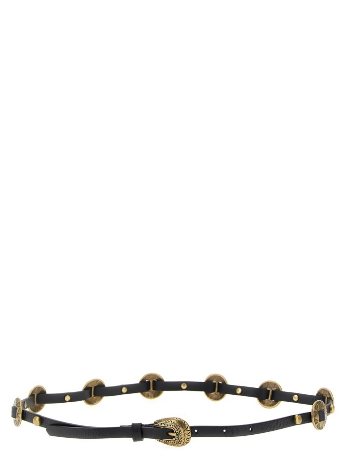 pinko engraved plaque belt Pinko Engraved Plaque Belt