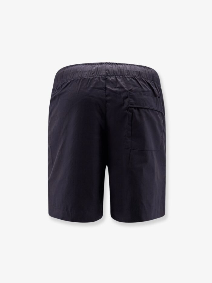 ENTIRE STUDIOS Cotton Bermuda Shorts With Frontal Logoed Label