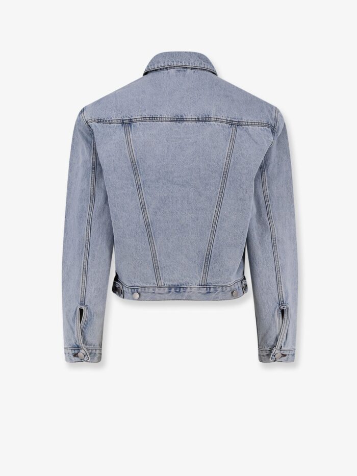 ENTIRE STUDIOS Denim Jacket With Padded Shoulder Pads