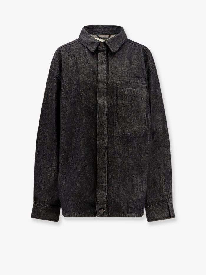 ENTIRE STUDIOS Herculean Black Denim Shirt/jacket