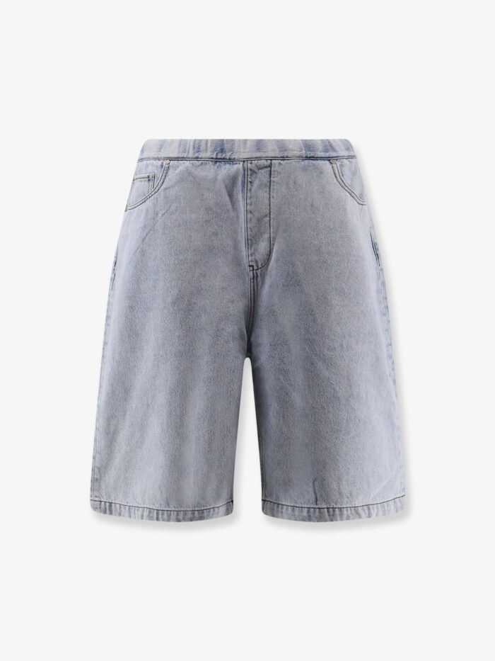 entire studios light washed denim bermuda shorts ENTIRE STUDIOS Light-washed Denim Bermuda Shorts