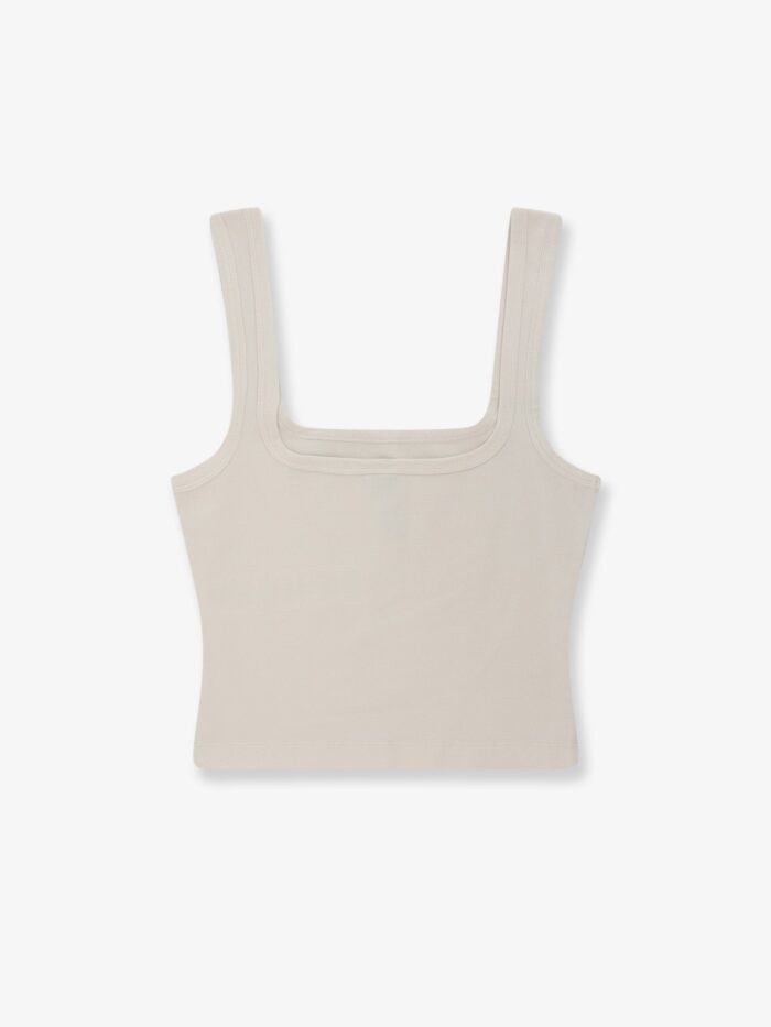 ENTIRE STUDIOS Square Neck Cotton Top
