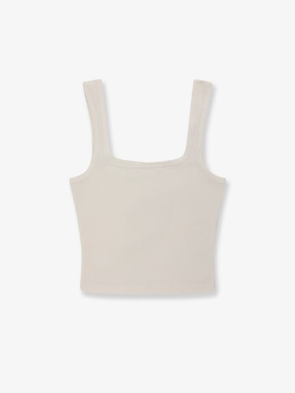 ENTIRE STUDIOS Square Neck Cotton Top