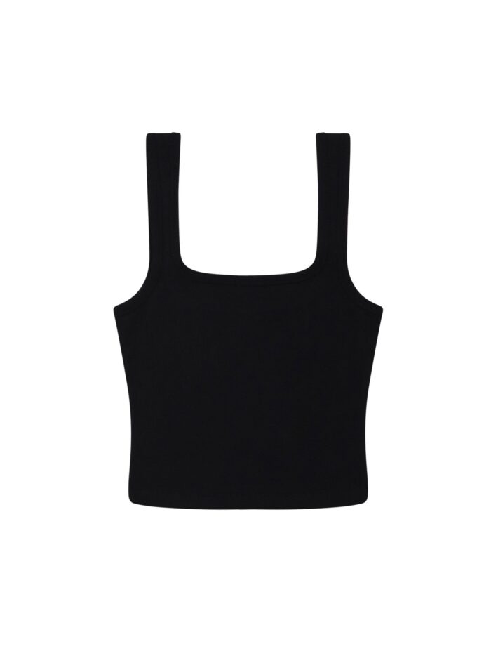 ENTIRE STUDIOS Square Neck Cotton Top