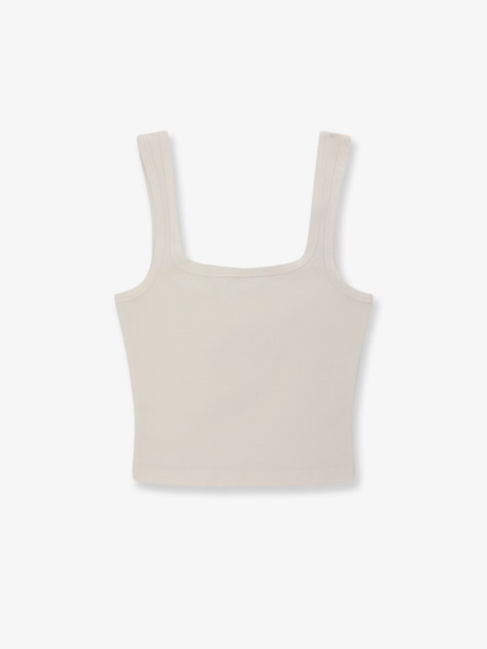 ENTIRE STUDIOS Square Neck Cotton Top