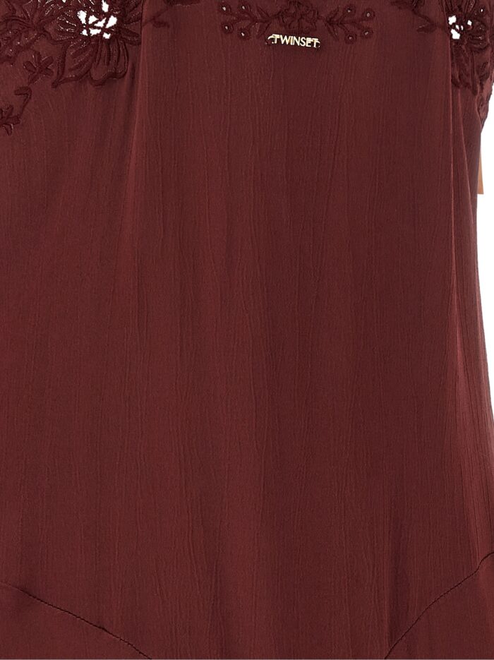 TWIN SET Envers Satin Dress