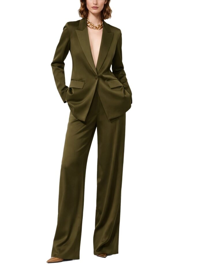Max Mara ENVERS SATIN TAILORED PANTS