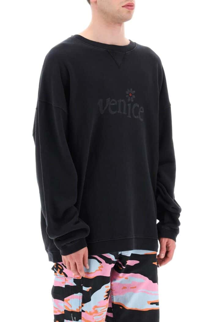 Erl Venice Print Maxi Sweatshirt