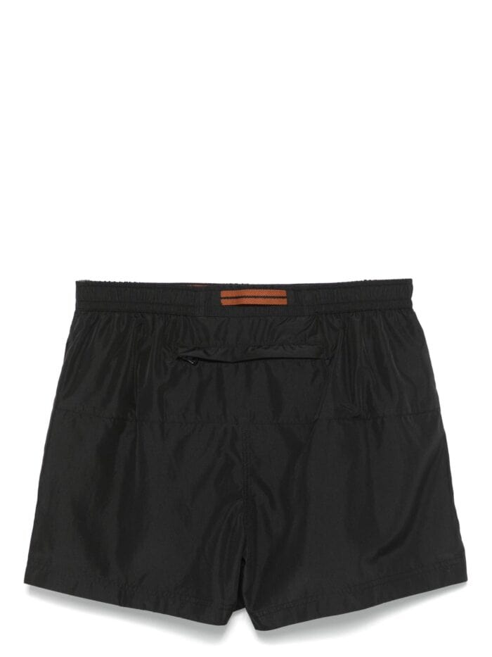 ERMENEGILDO ZEGNA Logo-print Swim Shorts