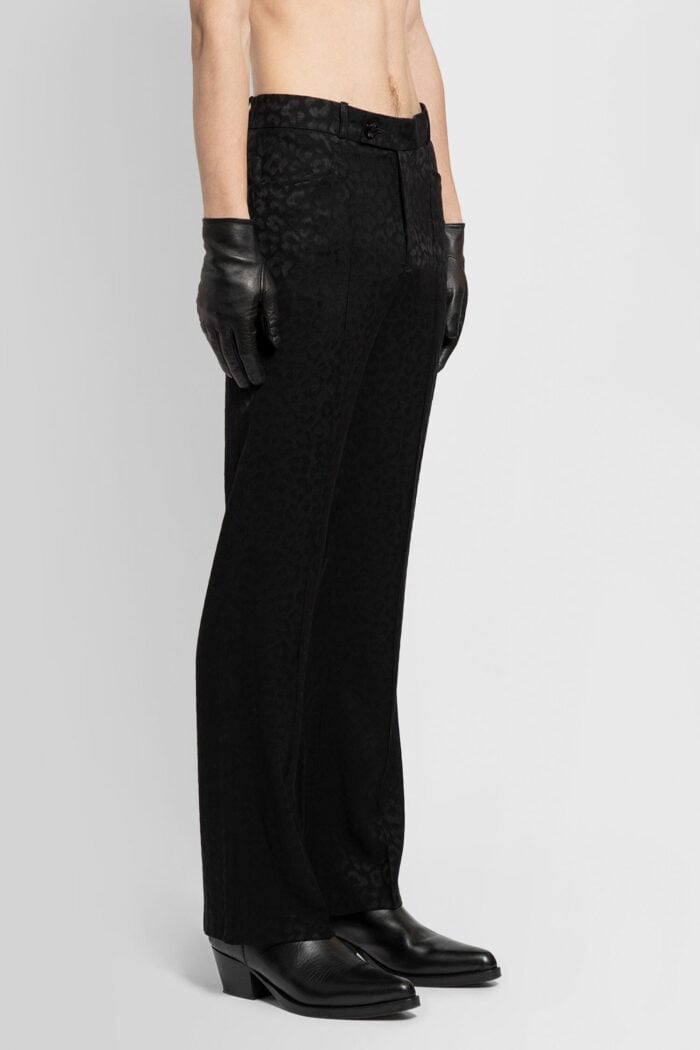 ERNEST W. BAKER Cheetah Print Flare Trousers