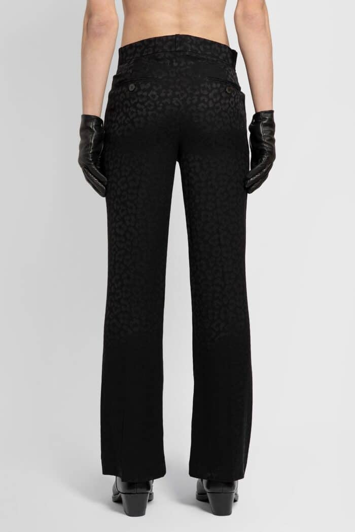 ERNEST W. BAKER Cheetah Print Flare Trousers