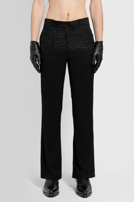 ERNEST W. BAKER Cheetah Print Flare Trousers