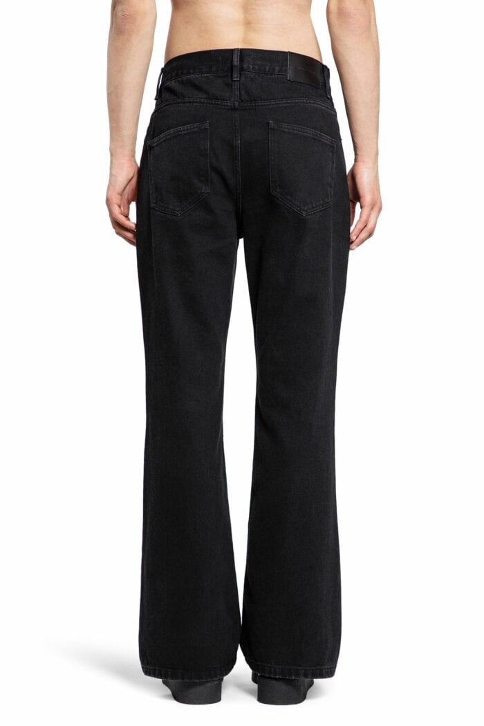 ERNEST W. BAKER Leather Flare Jeans