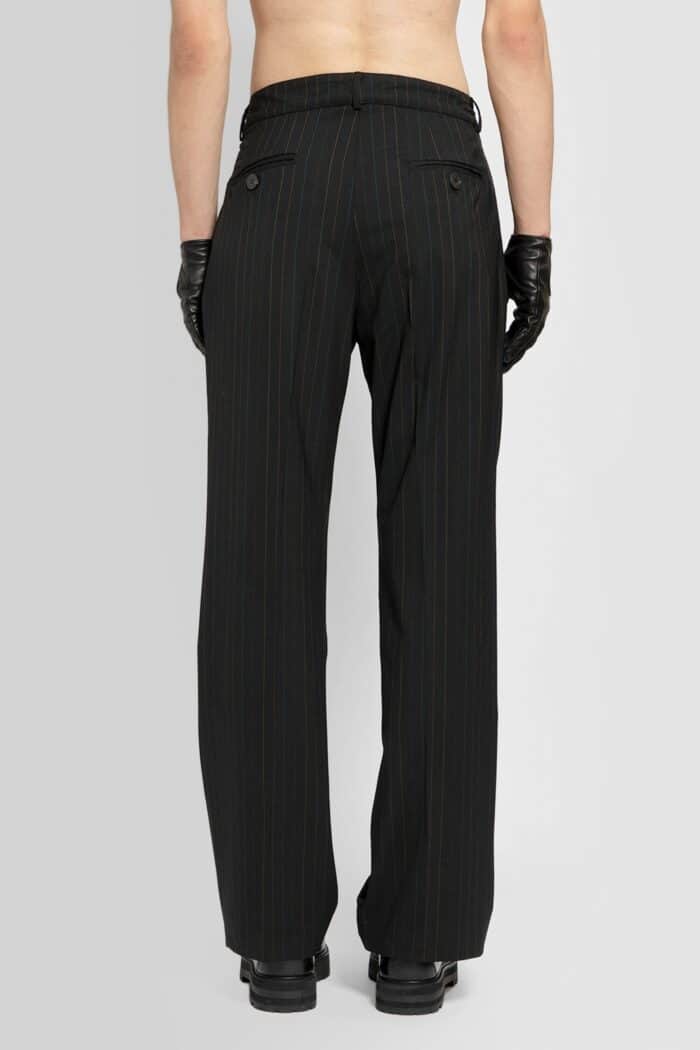 ERNEST W. BAKER Pleated Pinstriped Trousers