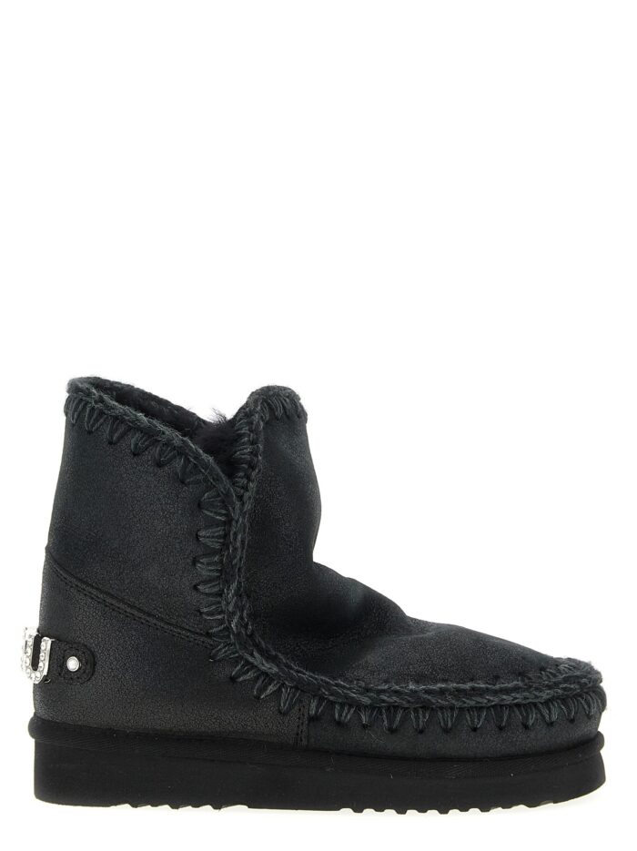 mou 'eskimo 18 rhinestone logo' ankle boots MOU 'Eskimo 18 Rhinestone Logo' Ankle Boots